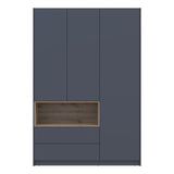 Шкаф для одежды с нишей Doros Дэйл 150х52х220 см Графит/Дуб евок (DRS-011282)