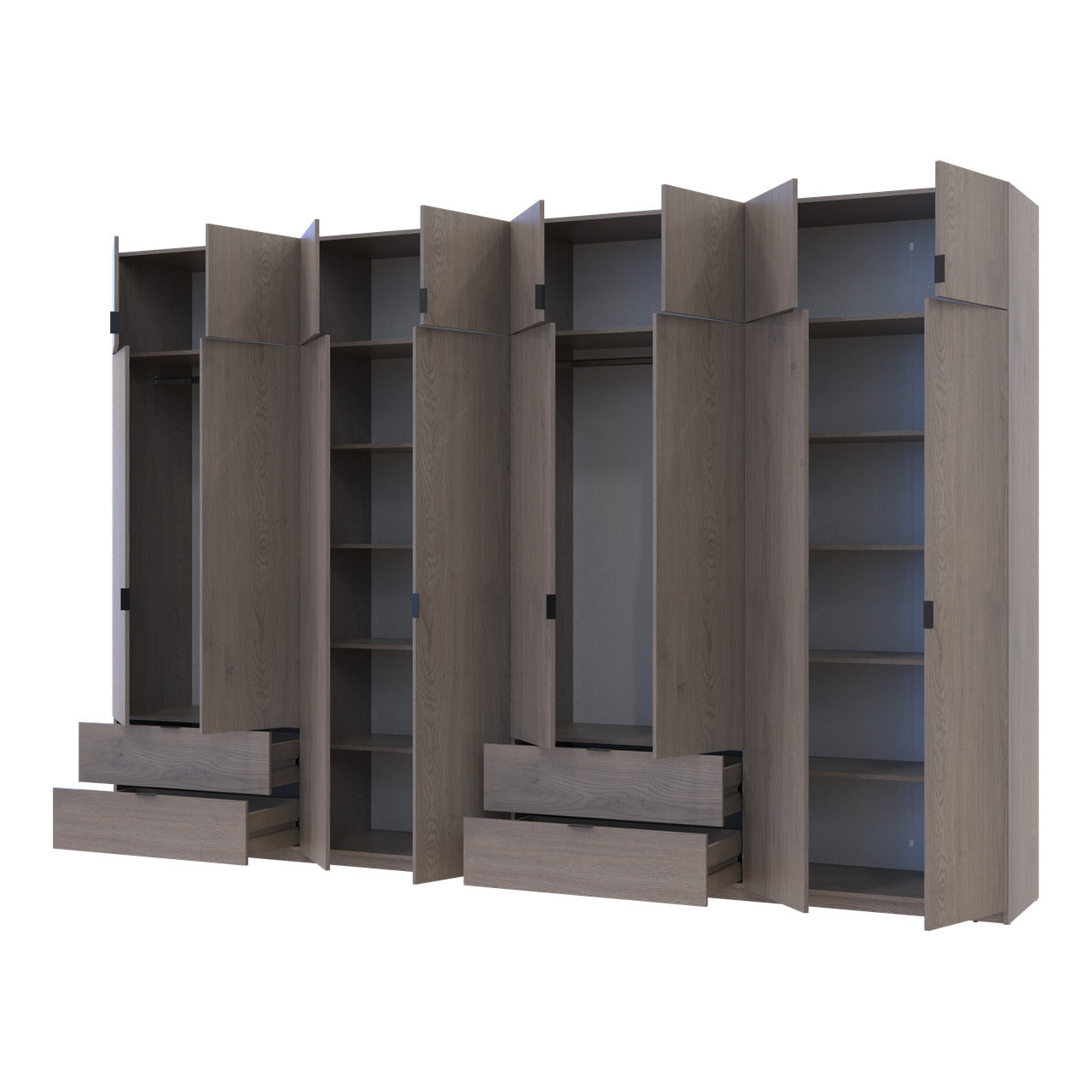 Комплект шкафов для одежды Doros Лукас (2 шт.) 360х50х240 см Канноло (DRS-011859)