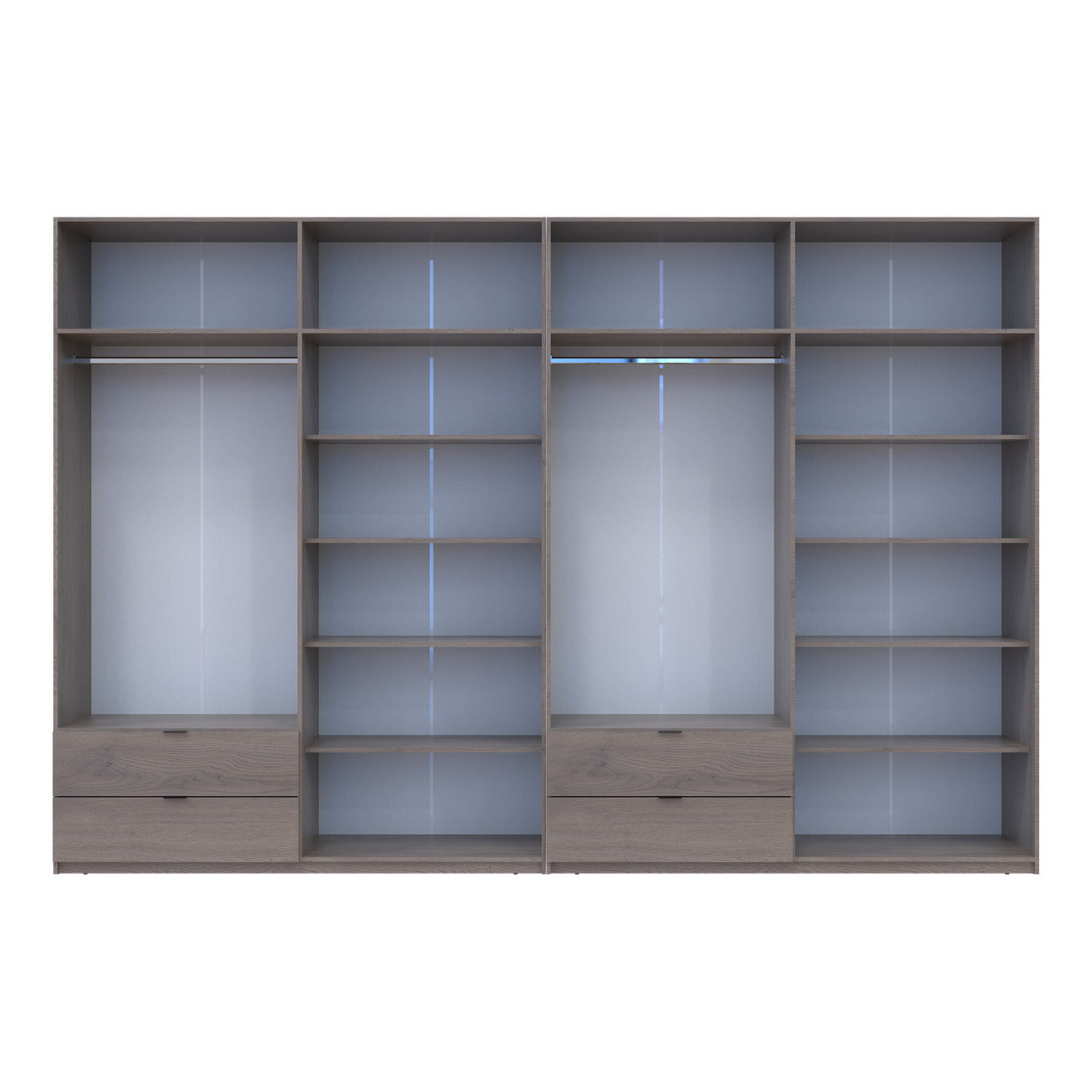 Комплект шкафов для одежды Doros Лукас (2 шт.) 360х50х240 см Канноло (DRS-011859)