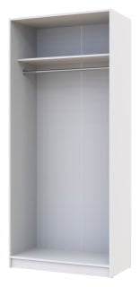 Шкаф распашной для одежды Doros Промо 90х48х204 см Белый (DRS-011197)