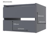 Блок ящиков для шкафа купе Doros G-Caiser Графит 44,8х42х33,6 см (DRS-011273)
