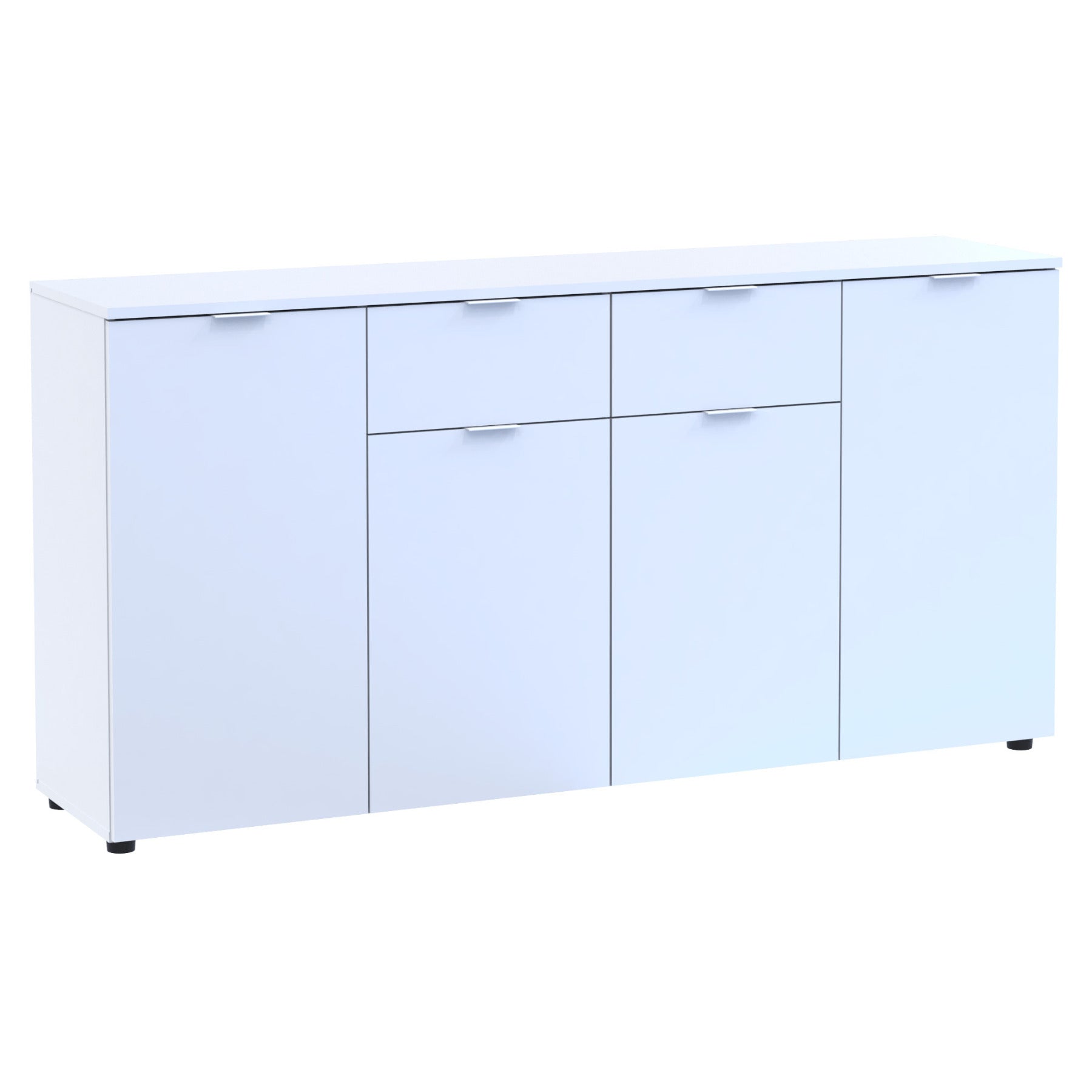 Комод в гостиную Doros Рон 7 160х38х81 см Белый (DRS-011304)