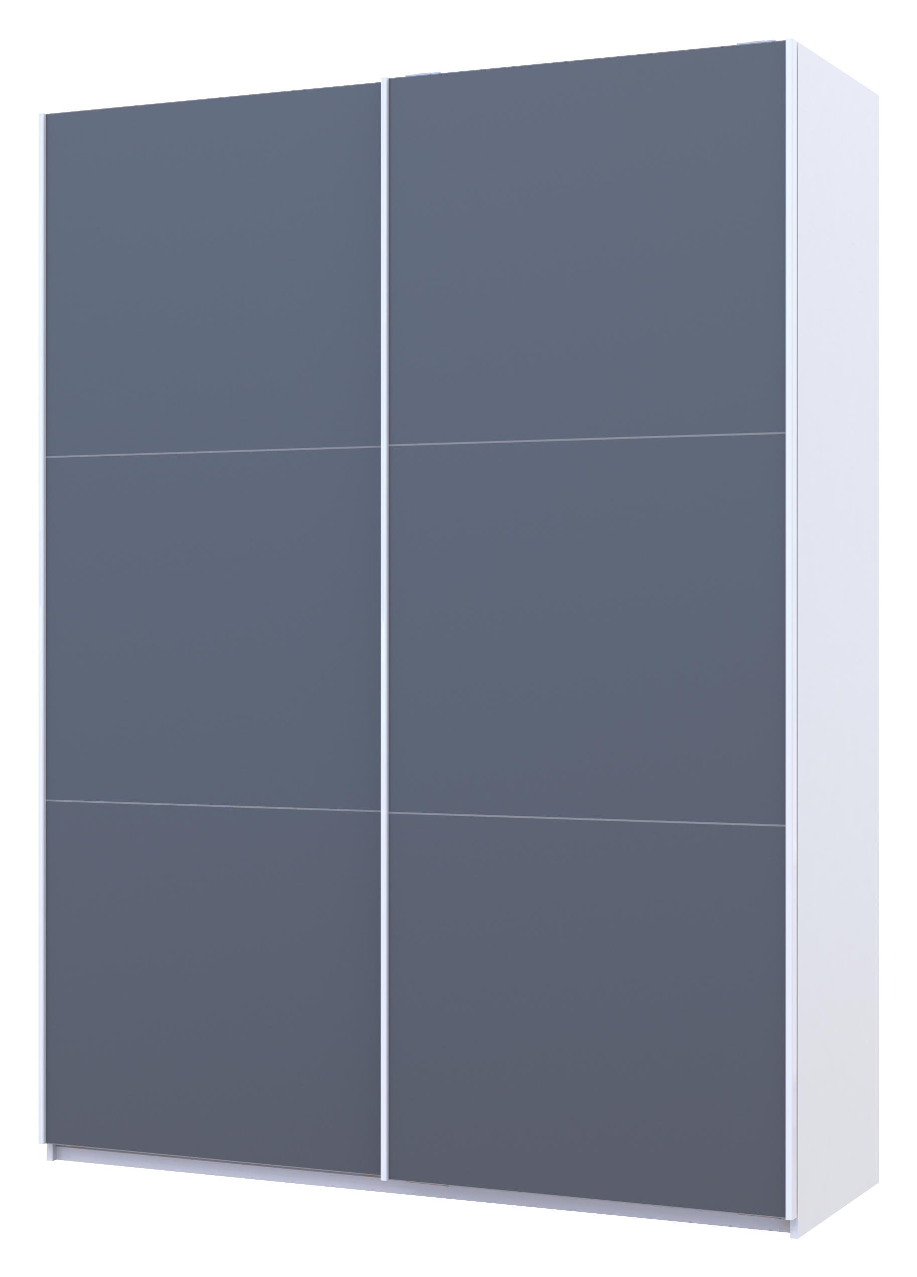 Шкаф-купе двухдверный Doros G-Caiser 160х60х240 см Белый/Графит (DRS-011017)