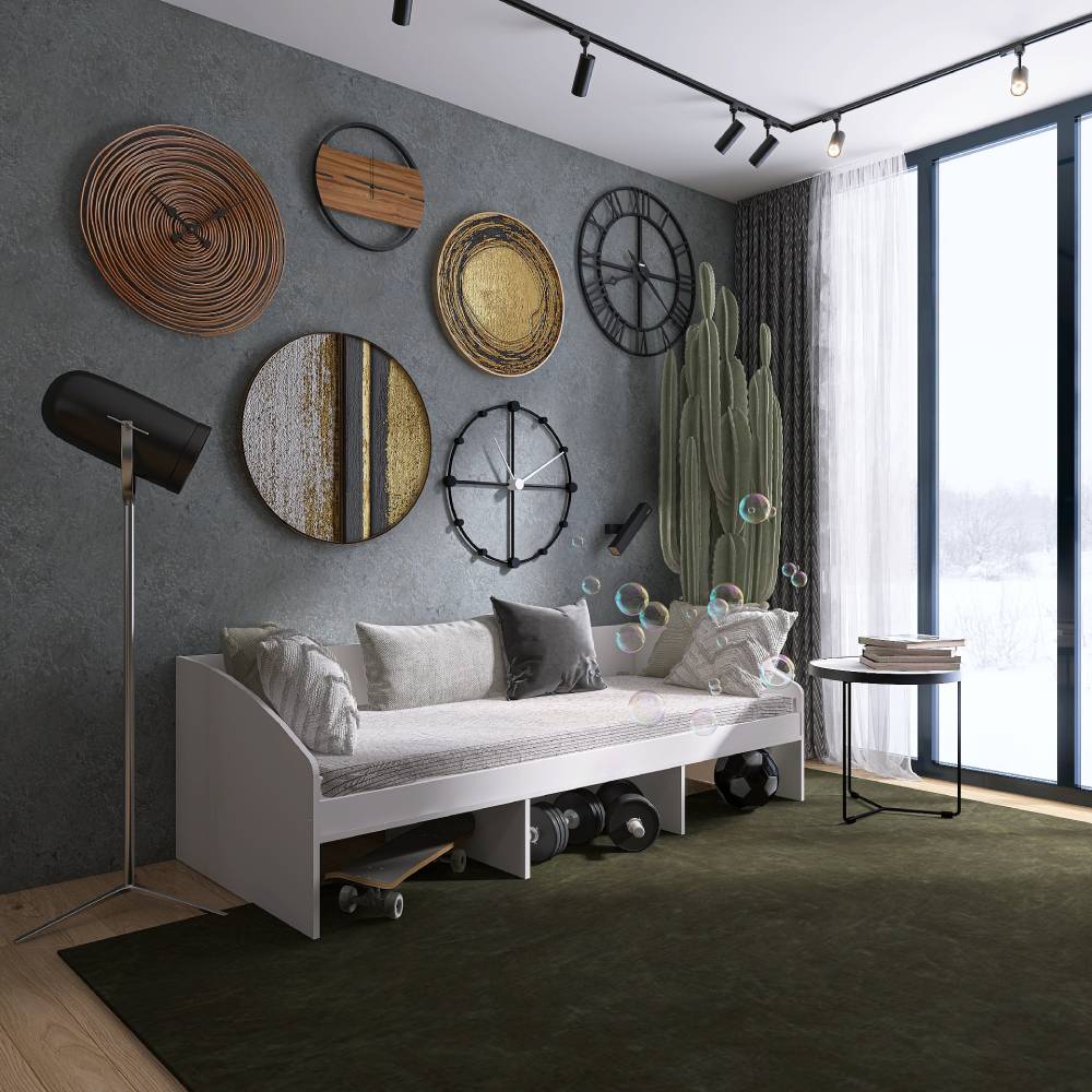 Кровать односпальная Эверест Комфорт 3 193х84х59 см Нимфея Альба (DTM-5731)