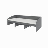 Кровать односпальная с ящиками Эверест Комфорт 3 193х84х59 см Графит (DTM-5728)