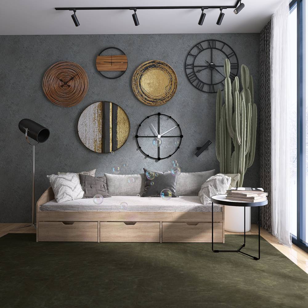 Кровать односпальная с ящиками Эверест Комфорт 3 193х84х59 см Дуб сонома (DTM-5727)