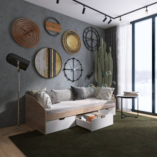 Ящики выдвижные 3 штуки для кровати Эверест Комфорт 3 61х55х21 см Нимфея Альба (DTM-5734)