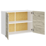 Кухонный модуль верхний Эверест Эко 800 дуб крафт белый/белый 80х30х58 см (DTM-071003)