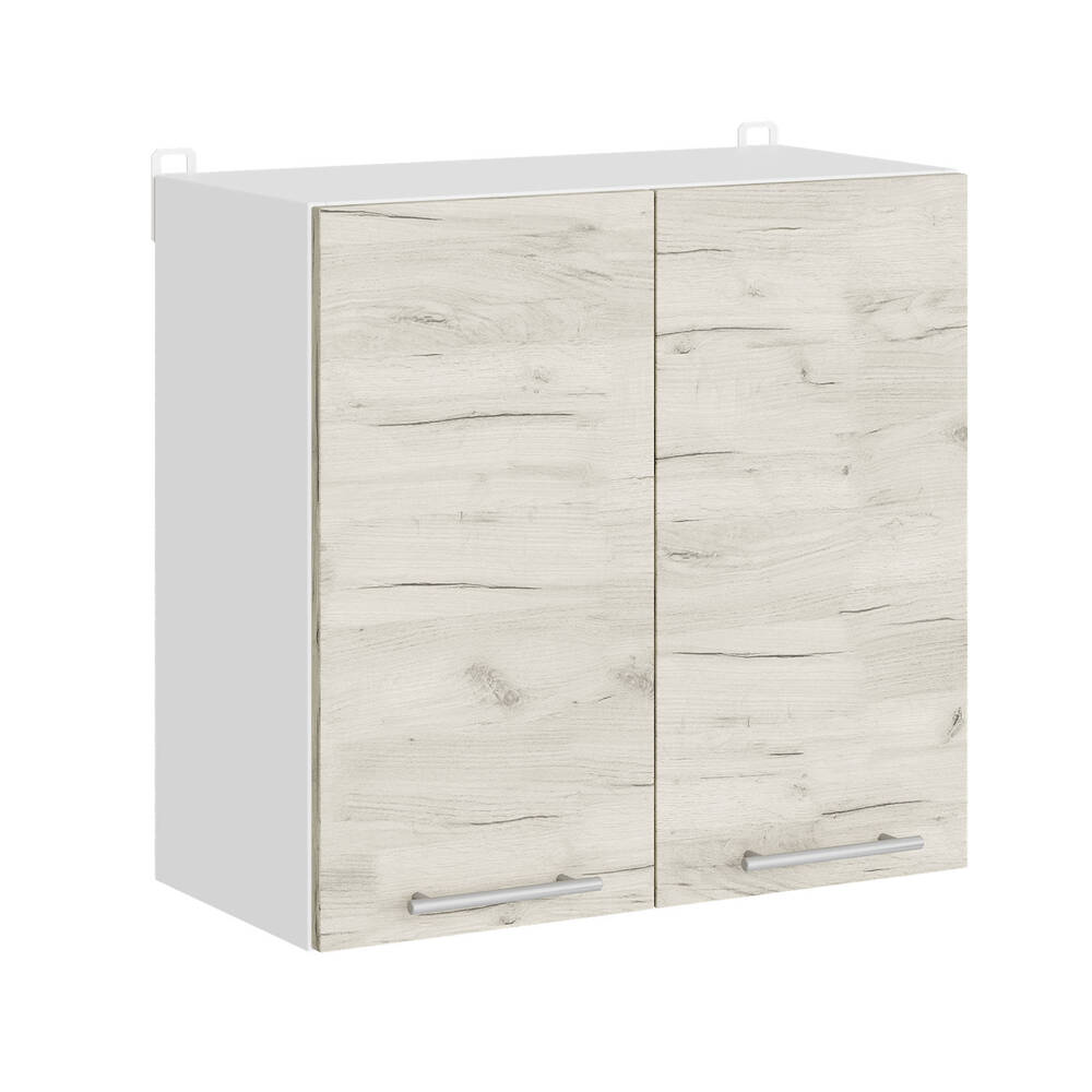 Кухонный модуль с сушилкой для посуды Эверест Эко 600 дуб крафт белый/белый 60х30х58 см (DTM-071001)