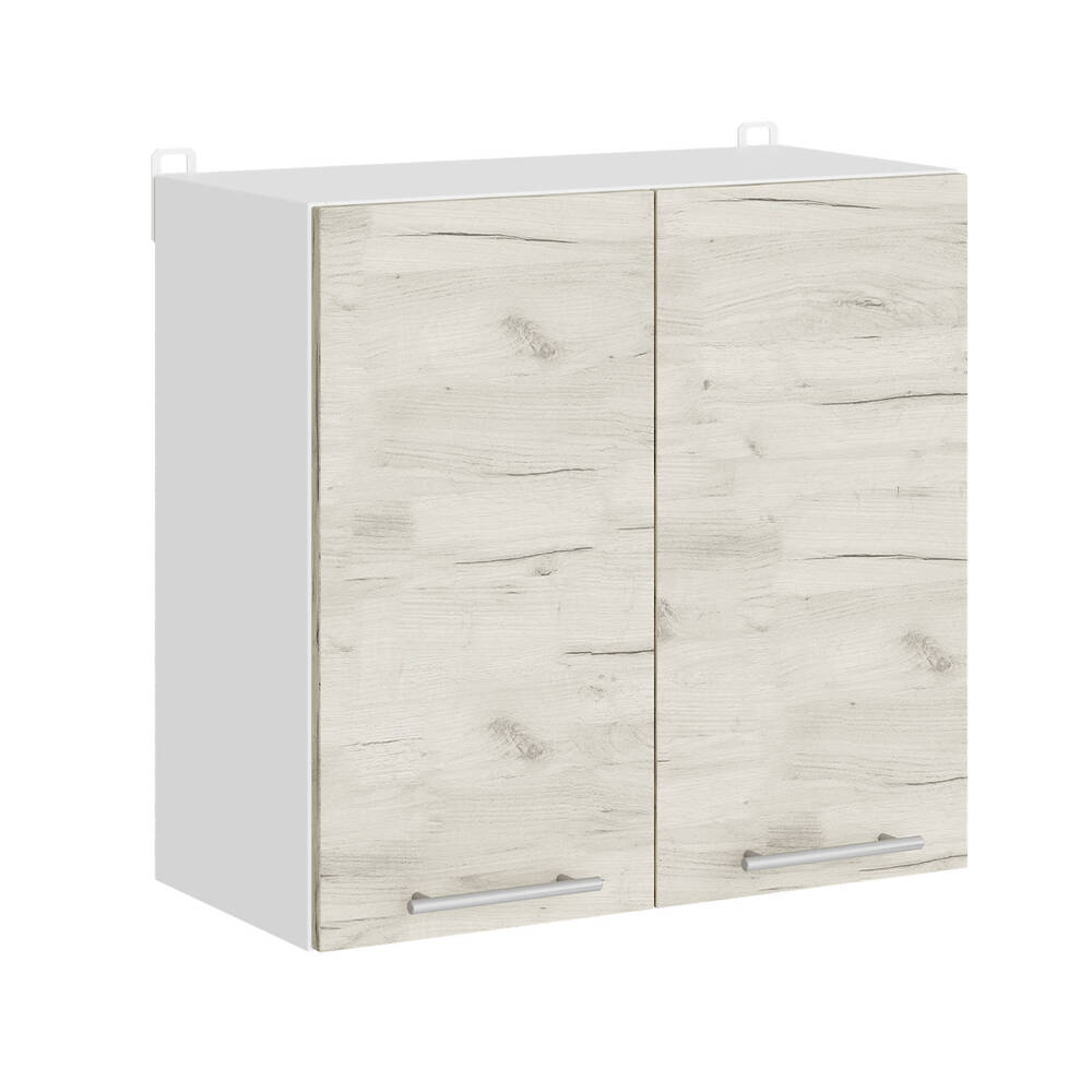 Кухонный модуль верхний Эверест Эко 600 дуб крафт белый/белый 60х30х58 см (DTM-071009)