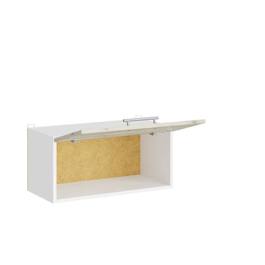 Кухонный модуль под вытяжку Эверест Эко 600 дуб крафт белый/белый 60х30х28 см (DTM-071130)