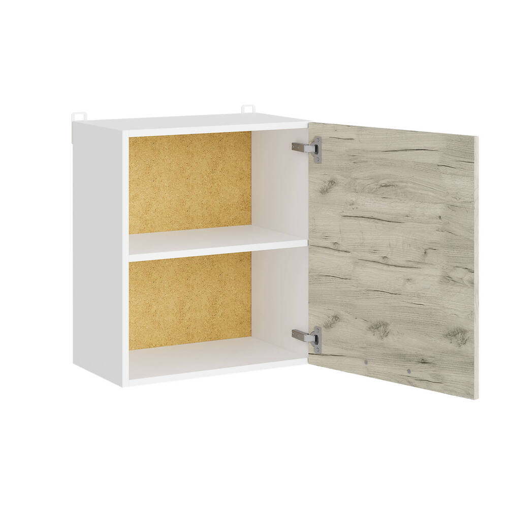 Кухонный модуль верхний Эверест Эко 500 дуб крафт белый/белый 50х30х58 см (DTM-071015)