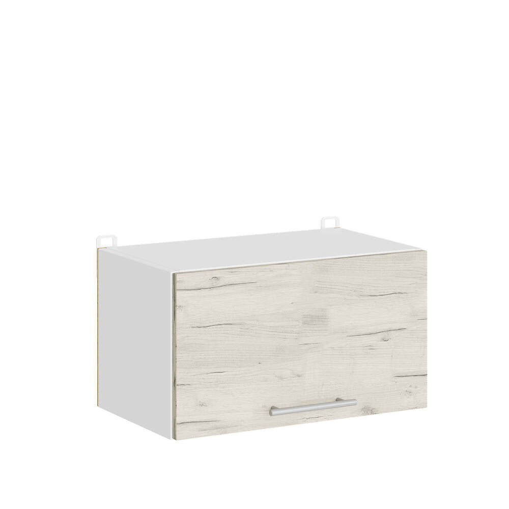 Кухонный модуль под вытяжку Эверест Эко 500 дуб крафт белый/белый 50х30х28 см (DTM-071014)