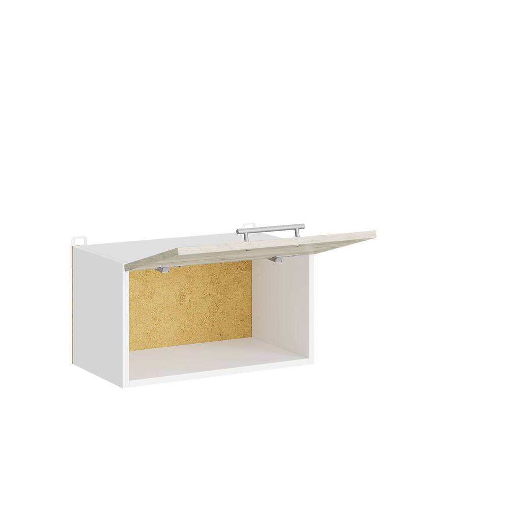 Кухонный модуль под вытяжку Эверест Эко 500 дуб крафт белый/белый 50х30х28 см (DTM-071014)