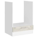 Кухонный модуль под духовку Эверест Эко 600 дуб крафт белый/белый 60х46х82 см (DTM-071019)