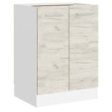 Кухонный модуль нижний Эверест Эко 600 дуб крафт белый/белый (без столешницы) 60х46х82 см (DTM-071025)