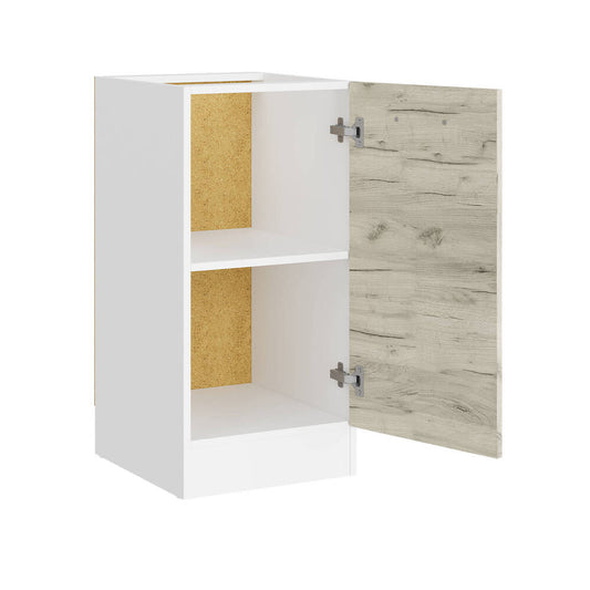 Кухонный модуль нижний Эверест Эко 600 дуб крафт белый/белый (без столешницы) 60х46х82 см (DTM-071025)