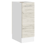 Кухонный модуль нижний Эверест Эко 300 дуб крафт белый/белый (без столешницы) 30х46х82 см (DTM-071028)