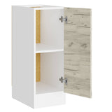 Кухонный модуль нижний Эверест Эко 300 дуб крафт белый/белый (без столешницы) 30х46х82 см (DTM-071028)