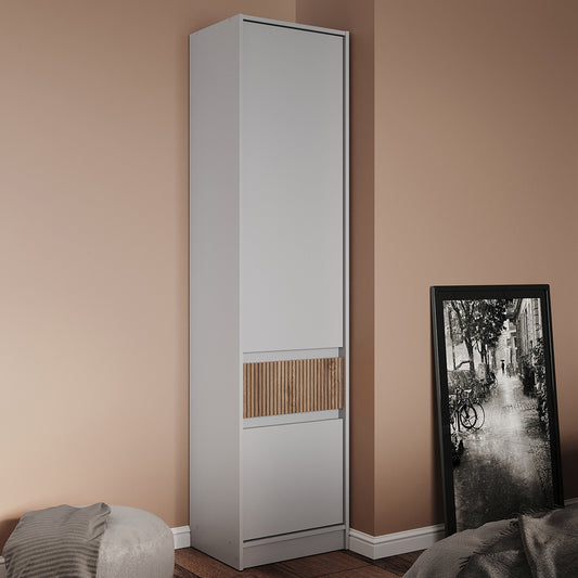 Шкаф-пенал закрытый с полками и ящиком Эверест Стайл-500 50х39х203 см Кашемир/Канелла (DTM-073572)