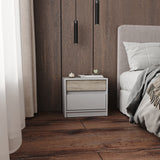 Тумба прикроватная Эверест Стайл-500 50,2х39х44,2 см Кашемир/Дуб крафт серый (DTM-071160)