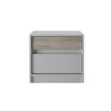 Тумба прикроватная Эверест Стайл-500 50,2х39х44,2 см Кашемир/Дуб крафт серый (DTM-071160)