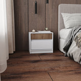 Тумба прикроватная Эверест Стайл 500 50,2х39х44,2 см Нимфея Альба (белый)/Канелла (DTM-073575)