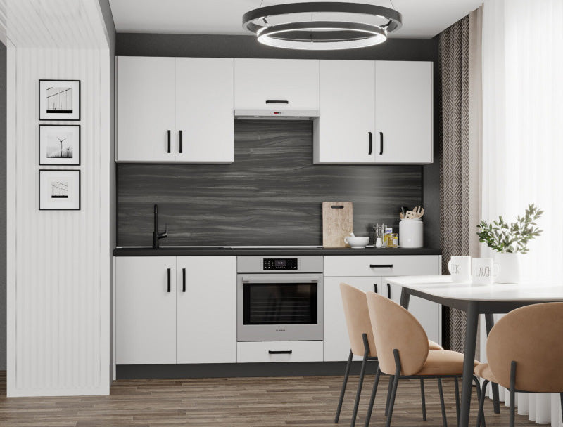 Кухонный модуль под духовку Оптима Низ Н85-600 Дуб Сонома/Нимфея Альба (Белый) (без столешницы) 600х461х820 мм (DTM-072207)