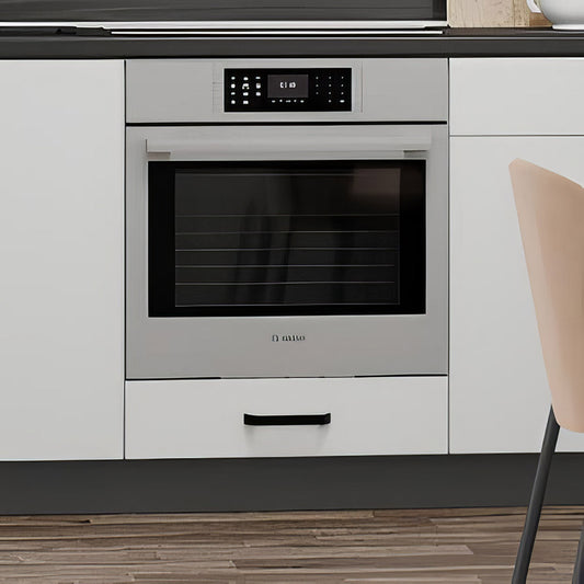 Кухонный модуль под духовку Оптима Низ Н85-600 Дуб Сонома/Нимфея Альба (Белый) (без столешницы) 600х461х820 мм (DTM-072207)