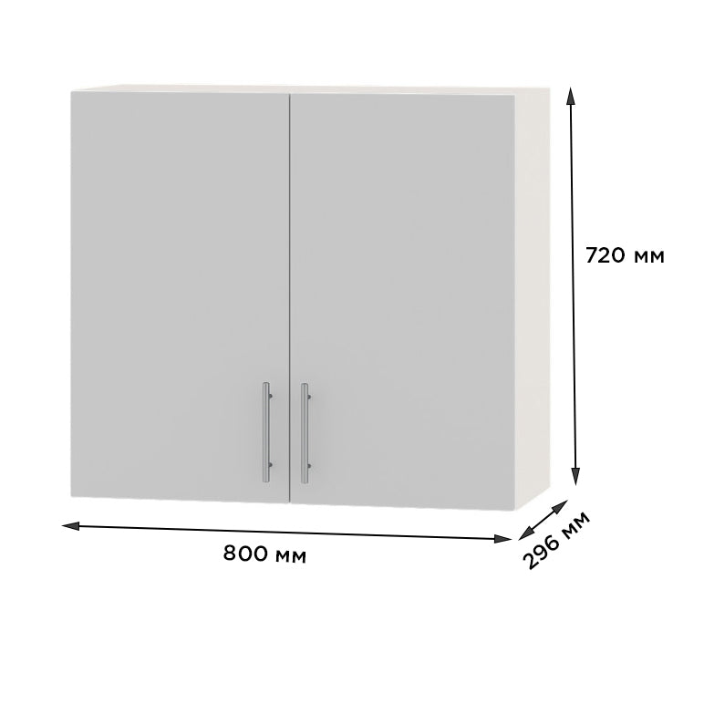 Кухонный модуль Оптима сушарка Верх В06-800 Белый/Нимфея Альба (Белый) 800х296х720 мм (DTM-071558)