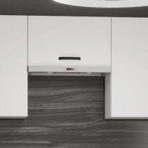 Кухонный модуль под вытяжку Оптима Верх В15-500 Дуб Сонома/Нимфея Альба (Белый) 500х296х360 мм (DTM-072388)