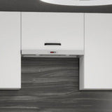 Кухонный модуль под вытяжку Оптима Верх В15-500 Дуб Сонома/Нимфея Альба (Белый) 500х296х360 мм (DTM-072388)