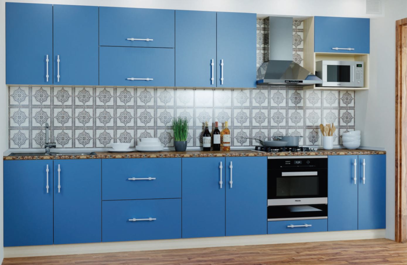 Кухонный модуль под микроволновку Оптима Верх В50-600 Дуб Сонома 600х316х360 мм (DTM-071259)