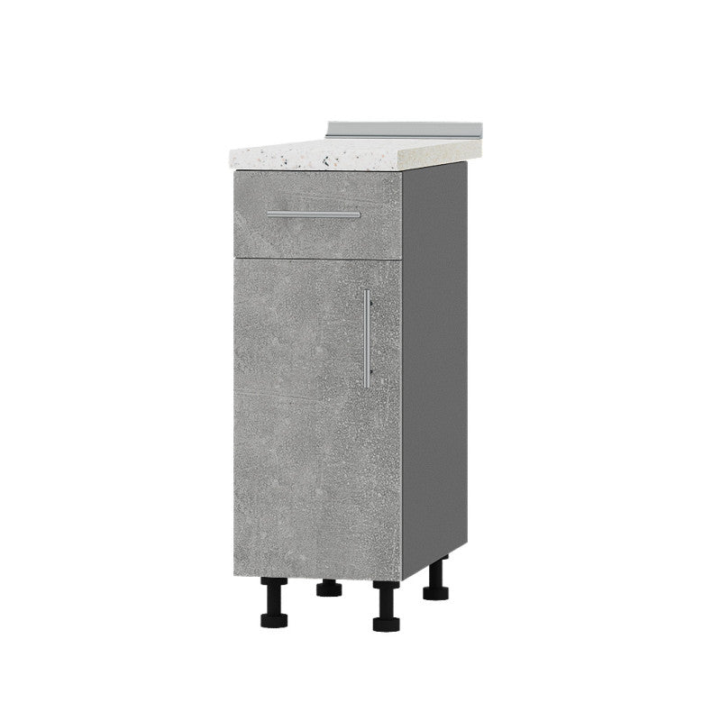 Кухонный модуль 1 ящик Оптима Низ Н74-300 Антрацит/Бетон (без столешницы) 300х461х820 мм (DTM-073400)