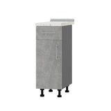 Кухонный модуль 1 ящик Оптима Низ Н74-300 Антрацит/Бетон (без столешницы) 300х461х820 мм (DTM-073400)