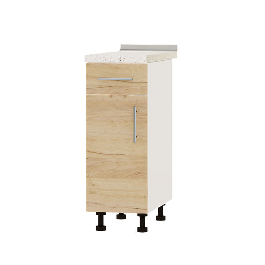 Кухонный модуль 1 ящик Оптима Низ Н74-300 Белый/Дуб Крафт Золотой (без столешницы) 300х461х820 мм (DTM-073320)