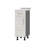 Кухонный модуль 1 ящик Оптима Низ Н74-300 Антрацит/Дуб Крафт Белый (без столешницы) 300х461х820 мм (DTM-073401)