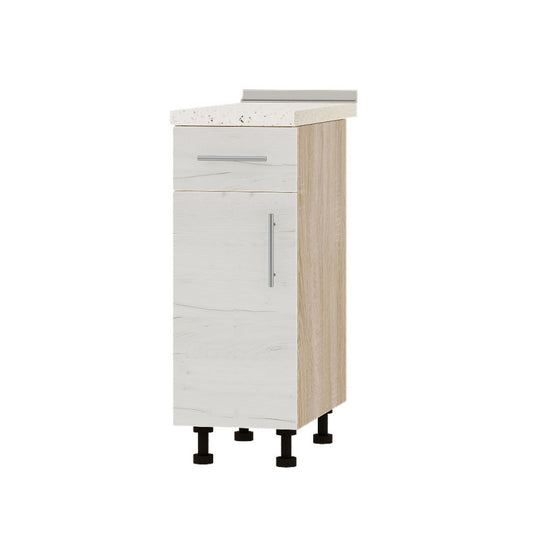 Кухонный модуль 1 ящик Оптима Низ Н74-300 Дуб Сонома/Дуб Крафт Белый (без столешницы) 300х461х820 мм (DTM-073326)