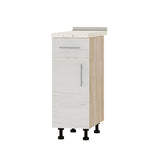 Кухонный модуль 1 ящик Оптима Низ Н74-300 Дуб Сонома/Дуб Крафт Белый (без столешницы) 300х461х820 мм (DTM-073326)