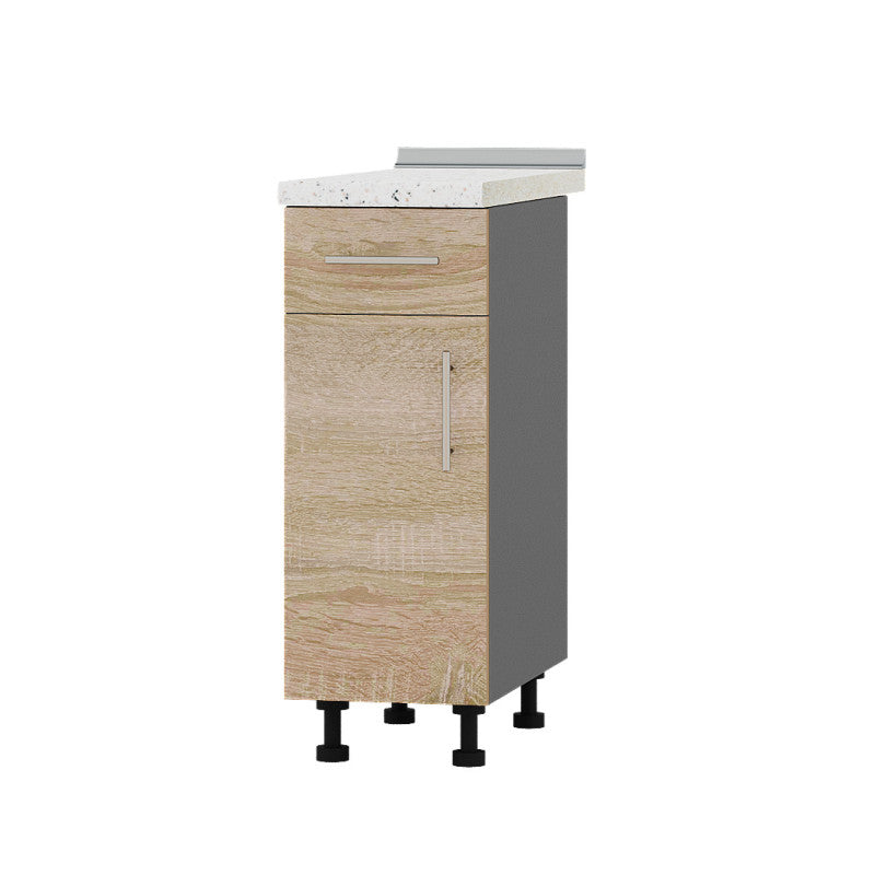 Кухонный модуль 1 ящик Оптима Низ Н74-300 Антрацит/Дуб Сонома (без столешницы) 300х461х820 мм (DTM-073403)