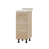 Кухонный модуль 1 ящик Оптима Низ Н74-300 Дуб Сонома/Дуб Сонома (без столешницы) 300х461х820 мм (DTM-073328)