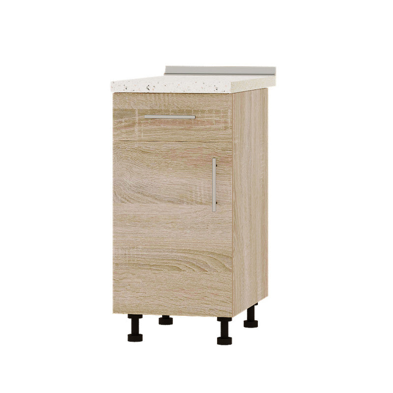 Кухонный модуль 1 ящик Оптима Низ Н74-400 Дуб Сонома/Дуб Сонома (без столешницы) 400х461х820 мм (DTM-073190)