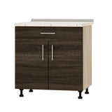 Кухонный модуль 1 ящик Оптима Низ Н75-800 Дуб Сонома/Дуб Сонома Трюфель (без столешницы) 800х461х820 мм (DTM-073169)