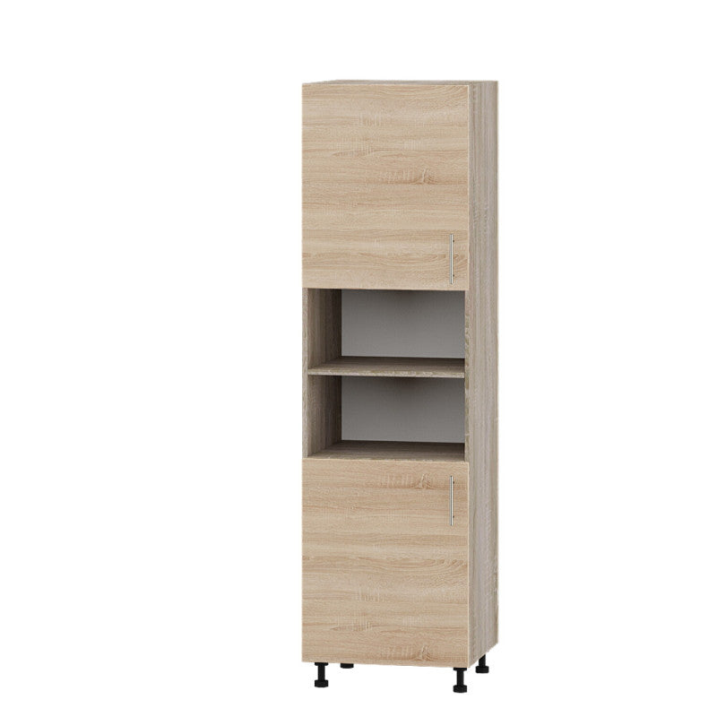 Кухонный модуль Оптима Пенал Н76-600 Дуб Сонома, Дуб Сонома (без столешницы) 600х566х2145 мм (DTM-071676)