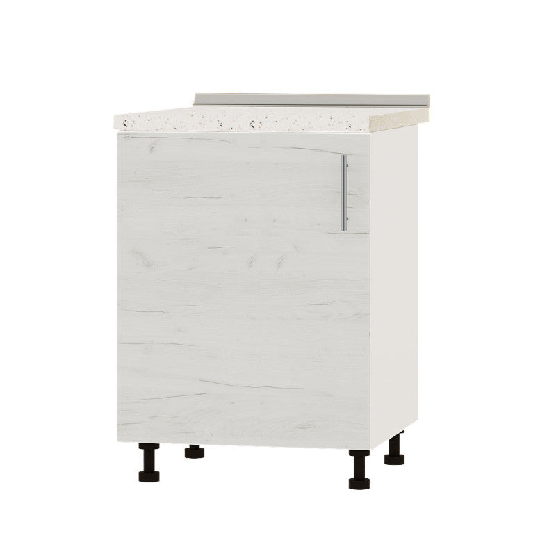 Кухонный модуль под мойку Оптима Низ Н79-600 Белый/Дуб Крафт Белый (без столешницы) 600х461х820 мм (DTM-073180)