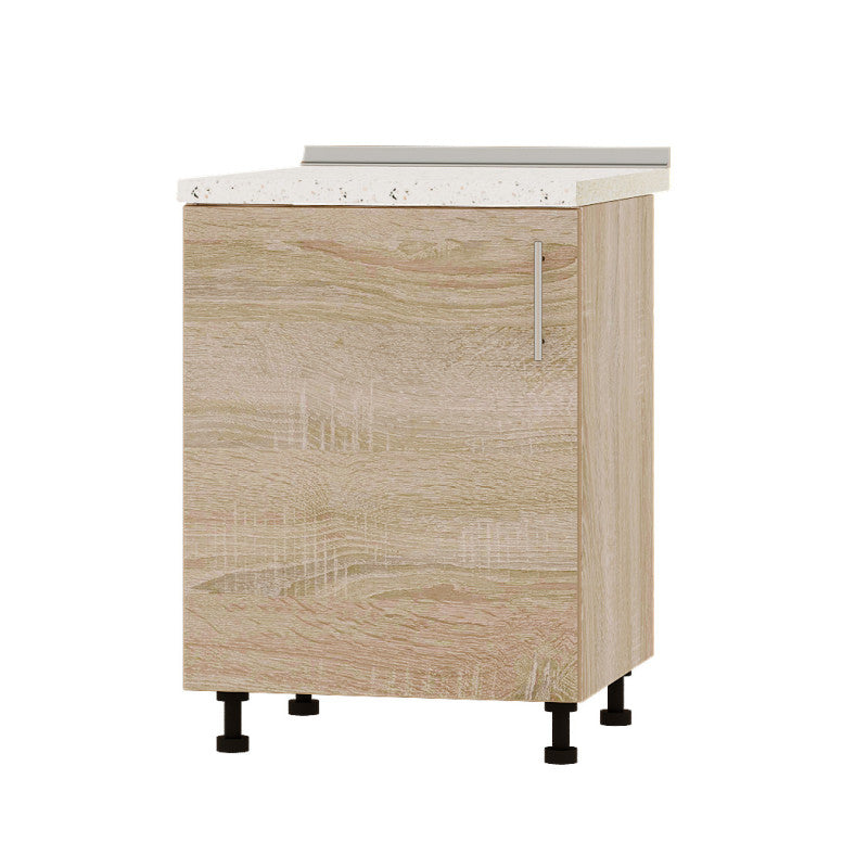 Кухонный модуль под мойку Оптима Низ Н79-600 Дуб Сонома/Дуб Сонома (без столешницы) 600х461х820 мм (DTM-073032)