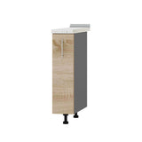 Кухонный модуль карго Оптима Низ Н81-200 Антрацит/Дуб Сонома (без столешницы) 200х461х820 мм (DTM-073039)