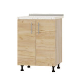 Кухонный модуль Оптима Низ Н82-600 Дуб Сонома/Дуб Крафт Золотой (без столешницы) 600х461х820 мм (DTM-073080)