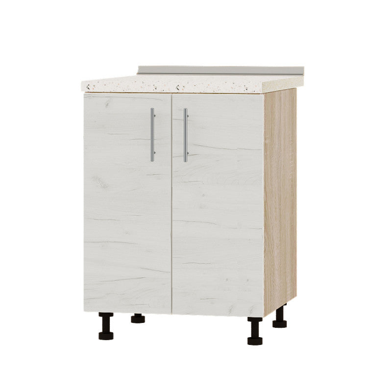 Кухонный модуль Оптима Низ Н82-600 Дуб Сонома/Дуб Крафт Белый (без столешницы) 600х461х820 мм (DTM-073079)