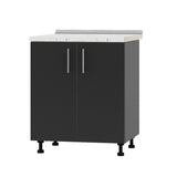 Кухонный модуль Оптима Низ Н82-700 Антрацит/Антрацит (без столешницы) 700х461х820 мм (DTM-072998)